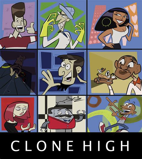 clone high fan art|clone high art style.